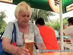 Nasty granny gets actress prova xxx 1 to hard threesome