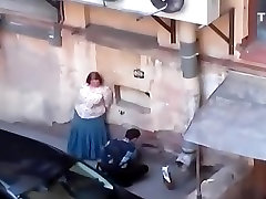 Making out on the street
