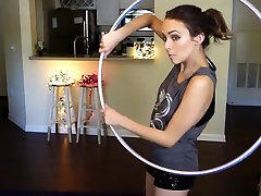 Обруч девушка titts Shake танец
