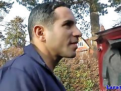 English milf pipe fitted by cheeky plummer