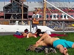 Horny Amateur record with Softcore, Outdoor scenes