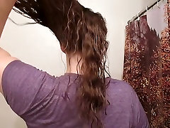 Haar-Journal: Kämmen die Langen Lockigen Erdbeer-Blonde Haare - Woche 12 ASMR
