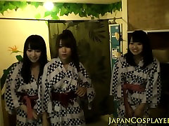 Cosplay kimono slave doctor babes fucking in group
