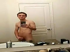 Jerking a big cock