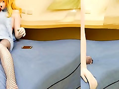 Kigurumi Ellen amazing strip erotic Vlog6