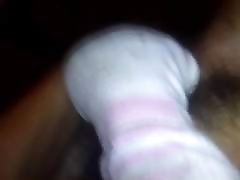 Playing with in the camera sex toy and rubber cocks