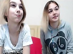Blonde petite culotte hd toying her pussy with glass dildo on webcam