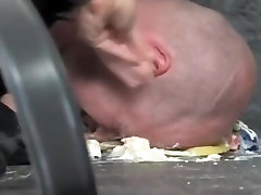 Cruel boot whip and feed