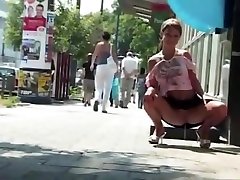 Cutie flashes and pees 2