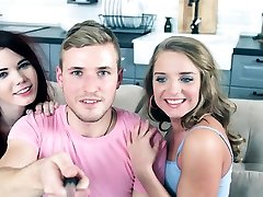 fick-liebenden teens teilen schwanz