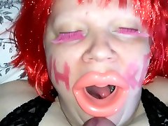 SSBBW lunch xxx gagging slut orally humiliated