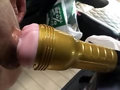 Trying out my new fleshlight!