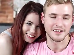 18 Videoz - Sofi Goldfinger - Fuck-loving college girl share cock