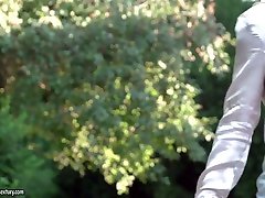 Sizzling blonde Nikky Thorne provides her man with the public anal dominican jeans movies blowjob