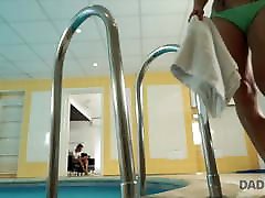 Young slut always wanted to have fun with middle-aged man