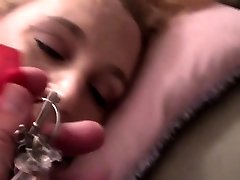Humiliated sub blindfolded and ballgagged
