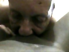 African pussy gets eaten by white guy