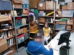 Russian pantis cum sex shoplifter caught and fucked by security