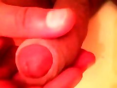 Hot austrian cock head cumshot slow motion dripping