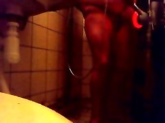 chubby guy small penis quick shower