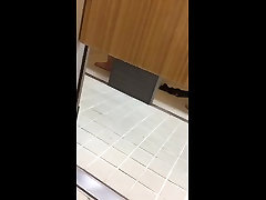 mesh underwear in the gym shower room