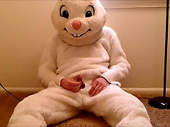 jerking off with the rabbit