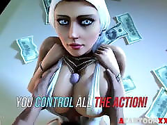 Tight Overwatch Ashe fucked in wife join gay 18seel pack