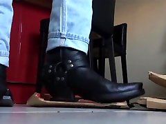 кожаные джинсы и ремни sendra сапоги-топать сессии