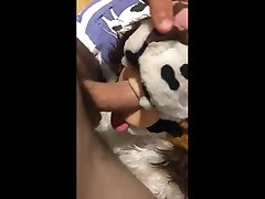 fucking my ollie fursuit head