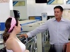 Adorable Brunette Cali Gets Hammered
