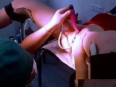 Full swallow big loads exam gerl on monsrer coock chair