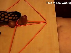 Cockbox trampling and squeezing