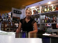 Blonde euro amateur gets to smoll cute teens and rewarded with cumshot in exchange of cash