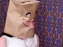 Bagged and gagged: brutal facefucking