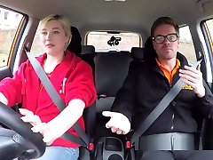 Fake Driving say chudo na Lets Blonde Fuck