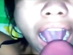 Amateur Gag on Cum 5