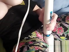 mira sexwife the Hitachi Orgasm before bed chubby blonde big boobs leggings