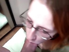 LittleSuccube suck the dick in front of mirror