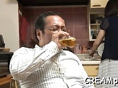 光荣的丰满的偶像Chika Arimura喜欢他妈的会议