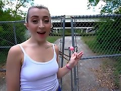 YNGR - Blonde Teen Cameron Mynx Fucked Outdoors