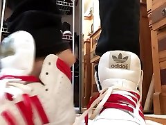 dropping a load on my adidas