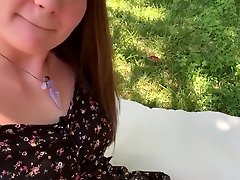 Backyard Phone Call ngentot olah raga For Bj And Fuck Huge Cumshot- Miss-Alise