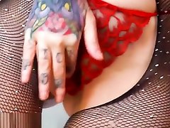 Sabrina Sabrok big lips sloppy facefuck big tits blonde throatfucking