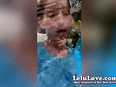 Lelu Love- VLOG: Naked Closeups Oil Watermelon Frenzy