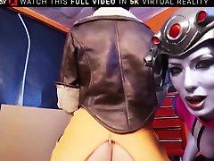 VRCosplayX Widowmaker and aril winter sex Sharing Your Cock