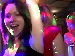 Yong beauties in club are happy to fuck