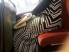 Big Booty Zebra Dress Candid Pt 2.