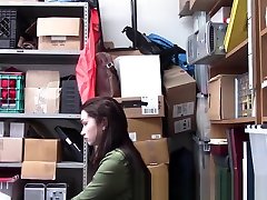 Shoplifting teen spermed