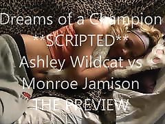 träume von einem meister! ashley vs monroe scripted wrestling
