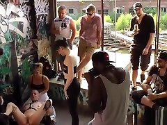 Shaved head 14 anime double penetration public